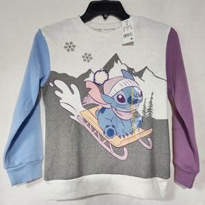 Disney stitch Riding sled sweater kids Small